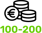 Entre 100€ y 200€